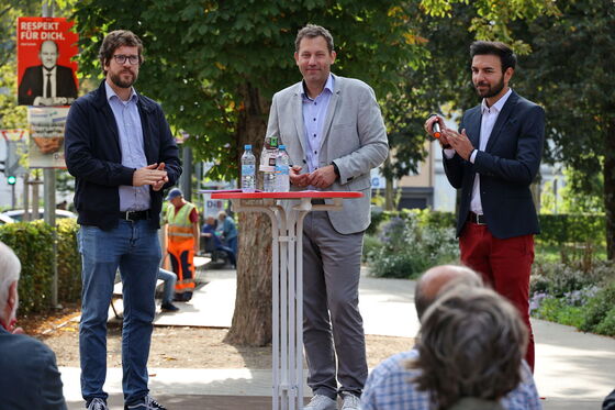 Jan Wieczorek, Lars Klingbeil und Takis Mehmet Ali (Foto zur Verfügung gestellt von Frantisek Matous)