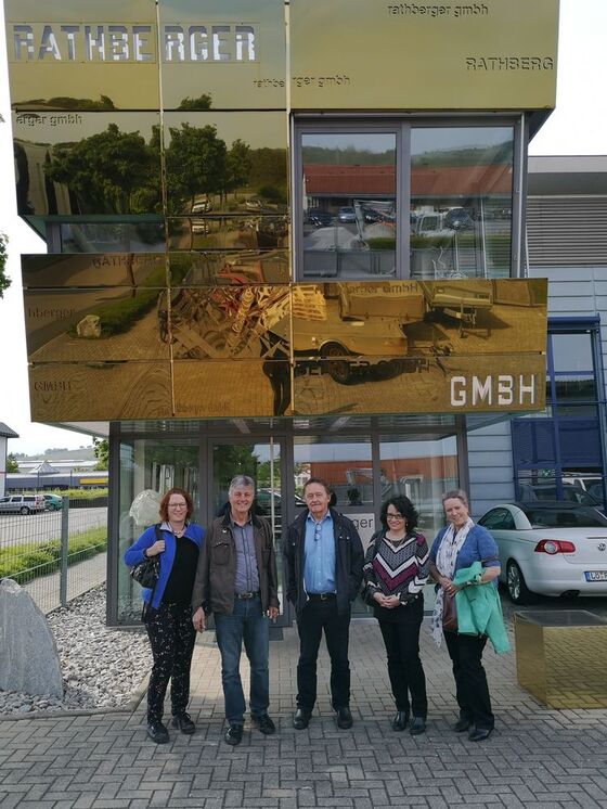 v.l.n.r. Elke Weiß, Karl-Friedrich Hess, Helmut Wiedemann, Martina Braun, Ilona Wiedemann